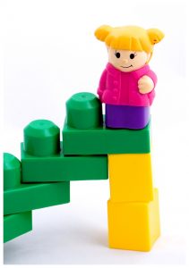 The stairway to success (in toy style)